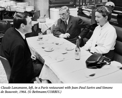 Lanzmann and Sartre