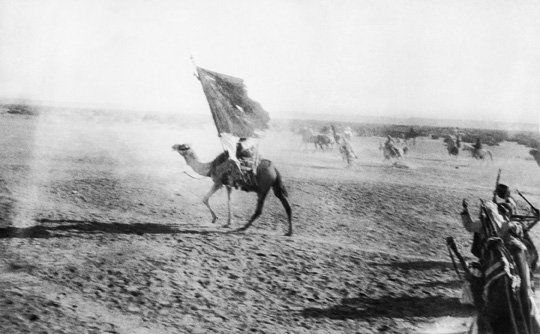 Arab rebels under Lawrence’s leadership capture the port of Aqaba, July 6, 1917.