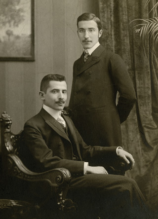 Stefan Zweig and his brother