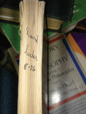 David Socher book--spine with name and date