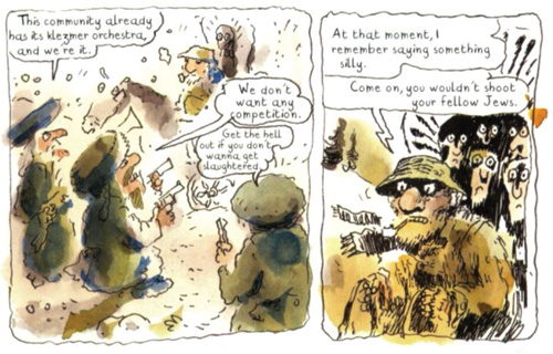 A panel from Klezmer. (© Joann Sfar, used with permission of First Second Books.)