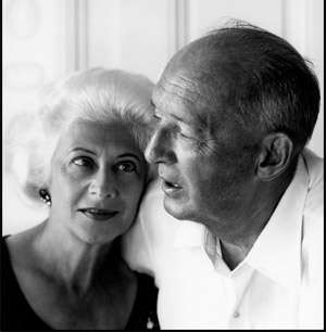 Véra and Vladimir Nabokov, 1966. (© Philippe Halsman/Magnum Photo.)