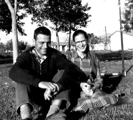 Reuven and Yehudit (Bob and Jody) Ben-Yosef at Kibbutz HaGoshrim near what was then the Syrian border, ca. early 1960s. (Courtesy of James Reiss.) 