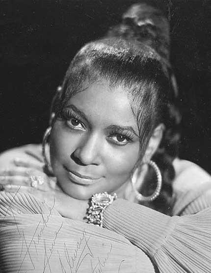 Sylvia Robinson, in a publicity photo, ca. mid- 1970s, was the founder and CEO of Sugar Hill Records and the driving force behind “Rapper’s Delight.” (Courtesy of BenCar Archive.)