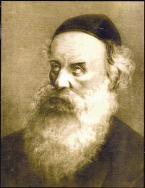 Rabbi Shneur Zalman of Liady, the founder of Chabad, by Boris Schatz, 1878. 
