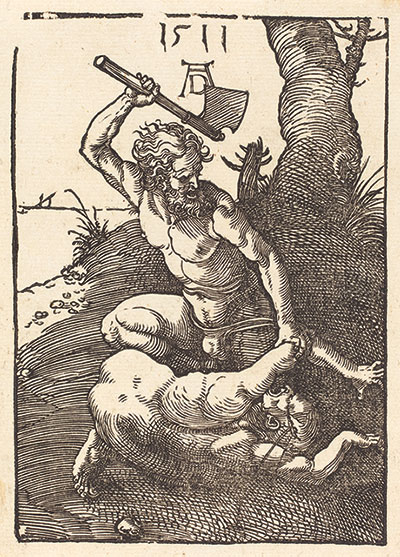 Cain Killing Abel by Albrecht Dürer, 1511. (Courtesy of the National Gallery of Art.) 