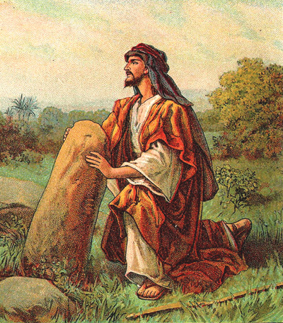 “Jacob’s Vision and God’s Promise,” from a Bible card, 1906. (Courtesy of the Providence Lithograph Company.)