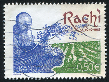 Rashi stamp from France
