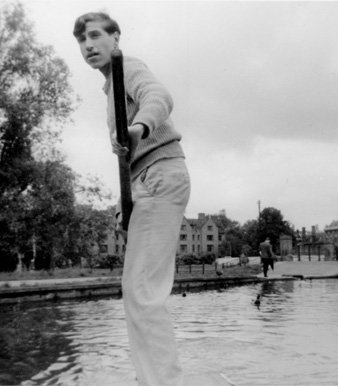 Dickstein, punting on the Cam.