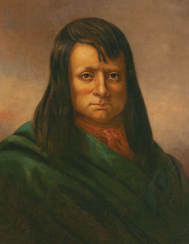 Portrait of Wakara by Solomon Nunes Carvalho, ca. 1854. (Collection of the Gilcrease Museum, Tulsa. Gift of the Thomas Gilcrease Foundation.)