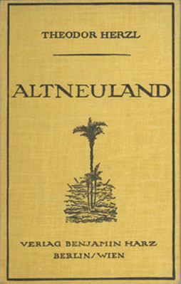 Book cover of Theodor Herzl's "Altneuland".